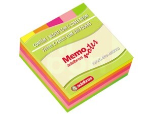 Blocos Auto-Adesivos 76 X 76mm - 320fls