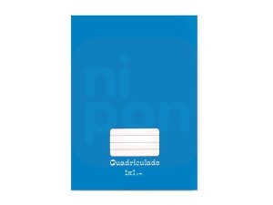 Caderno Quadriculado 1X1 48 Folhas - Azul