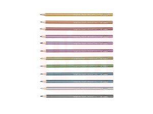 Lápis de Cor 12 Cores Metálica - Tris